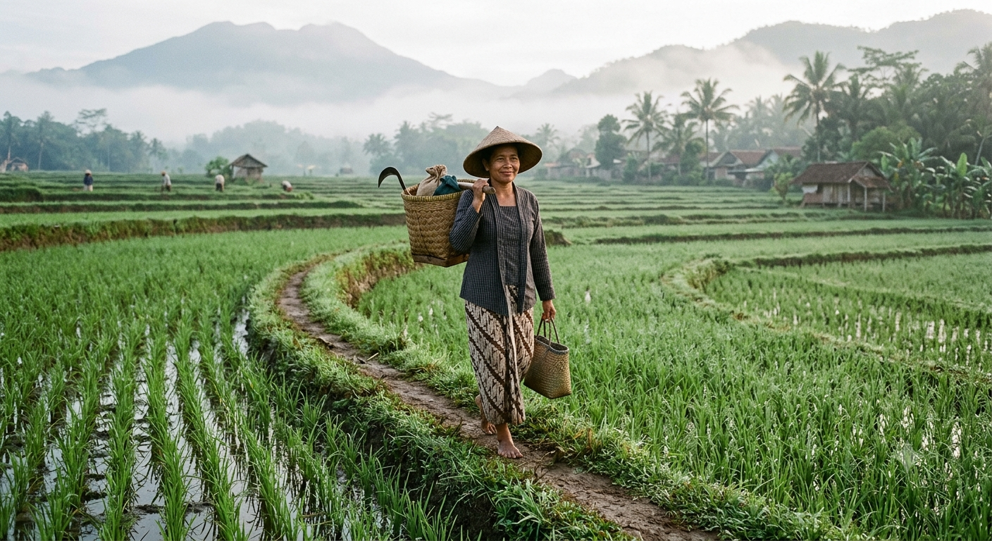 Perempuan di Pematang Sawah: 10 puisi bertema kasih dan welas asih